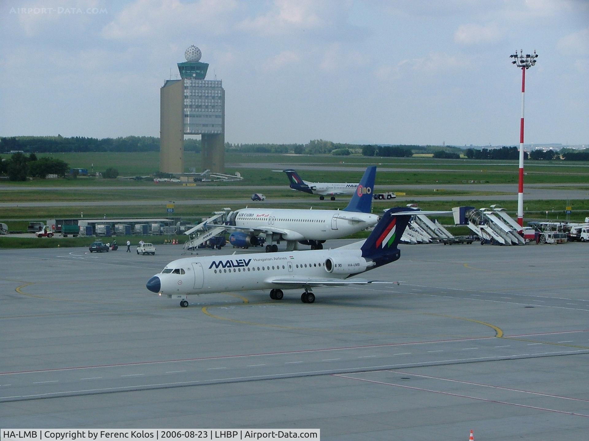 HA-LMB, 1996 Fokker 70 (F-28-0070) C/N 11565, Ferihegy