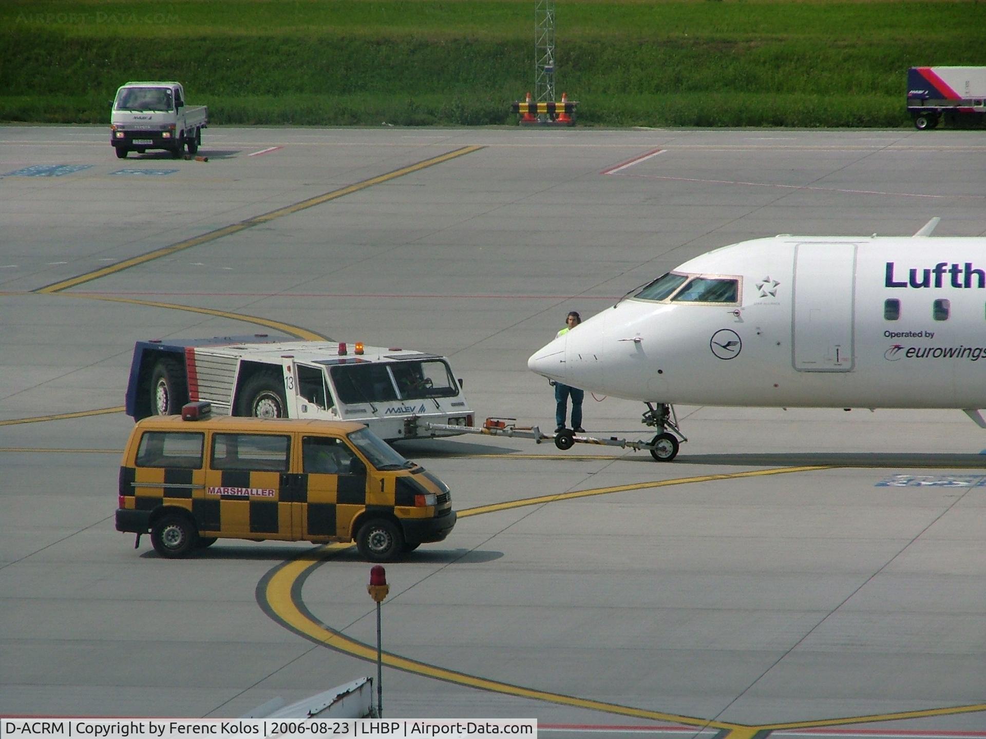 D-ACRM, 2000 Canadair CRJ-200LR (CL-600-2B19) C/N 7478, Ferihegy