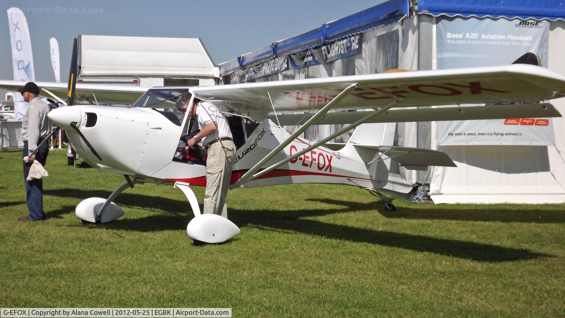 G-EFOX, 2011 Aeropro Eurofox 912(1) C/N BMAA/HB/604, G-EFOX at AeroExpo, Sywell 2012.