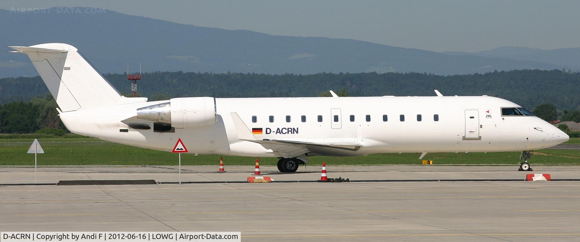 D-ACRN, 2001 Canadair CRJ-200LR (CL-600-2B19) C/N 7486, FAI rent-a-jet Canadair Regional Jet CRJ-200LR