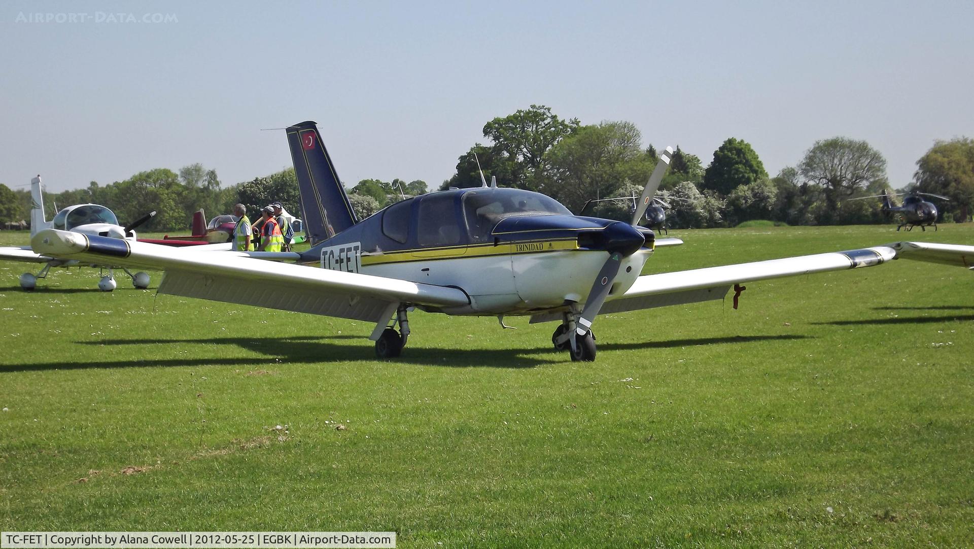 TC-FET, Socata TB-20 C/N 1052, TC-FET at AeroExpo, Sywell 2012.