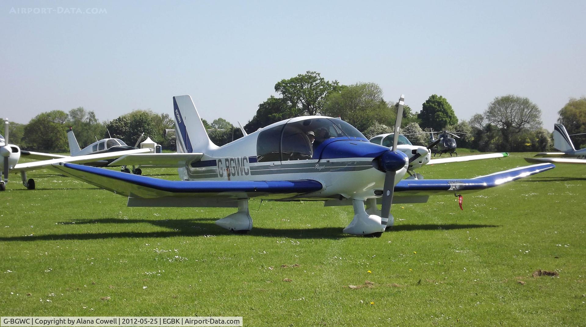G-BGWC, 1979 Robin DR-400-180 Regent Regent C/N 1420, G-BGWC at AeroExpo, Sywell 2012.