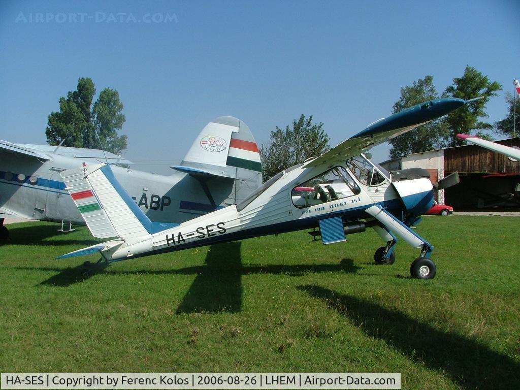 HA-SES, 1989 PZL-Okecie PZL-104 Wilga 35A C/N 20890875, Esztergom