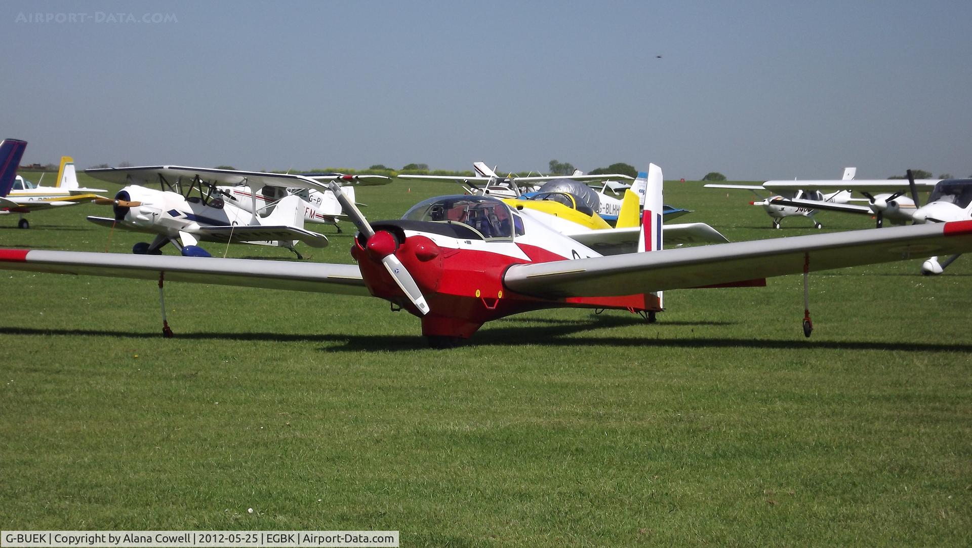 G-BUEK, 1977 Slingsby T-61F Venture T2 C/N 1879, G-BUEK at AeroExpo, Sywell 2012.