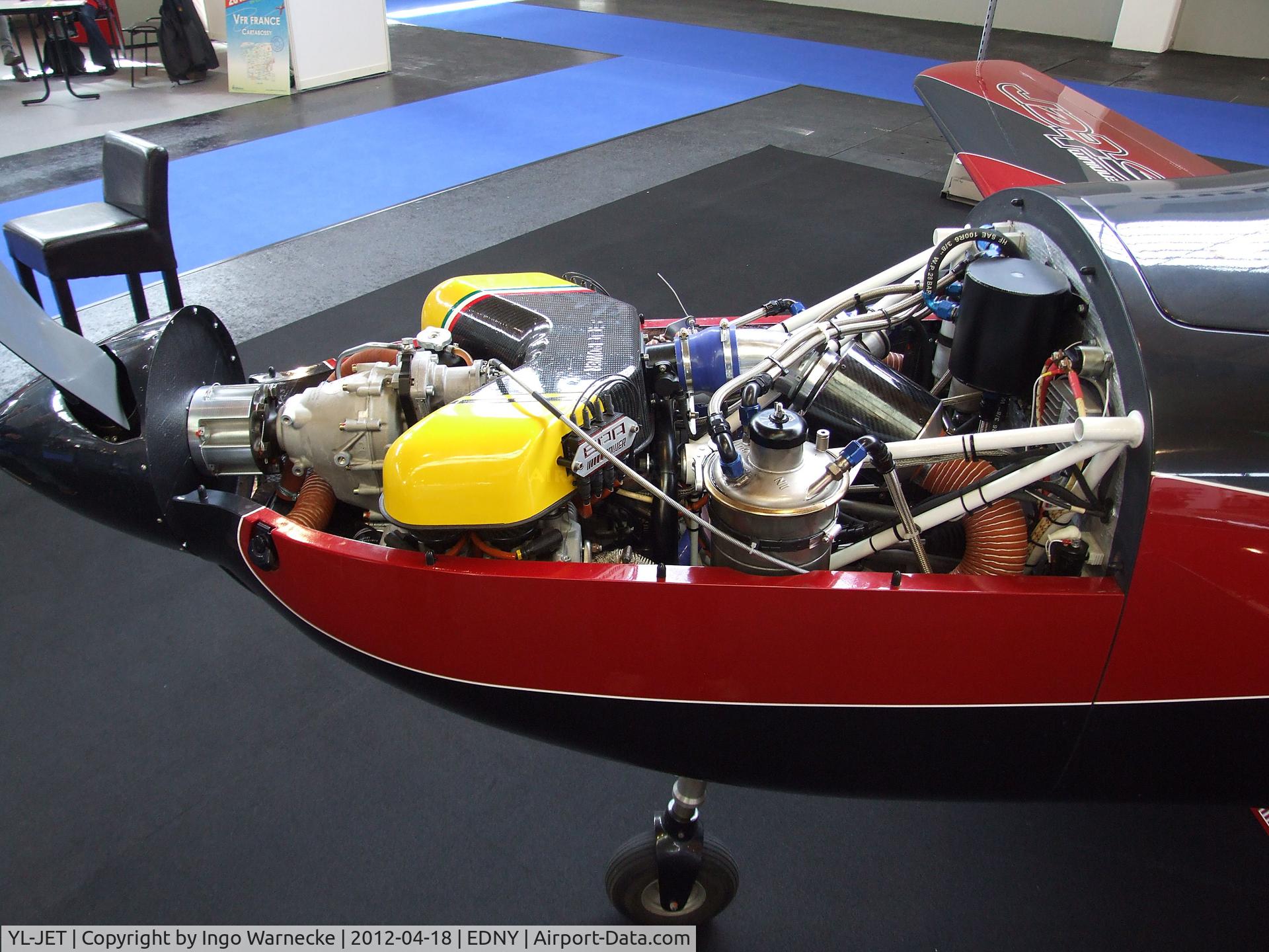 YL-JET, 2011 Pelegrin Millennium Master C/N 005, Pelegrin Millenium Master at the AERO 2012, Friedrichshafen