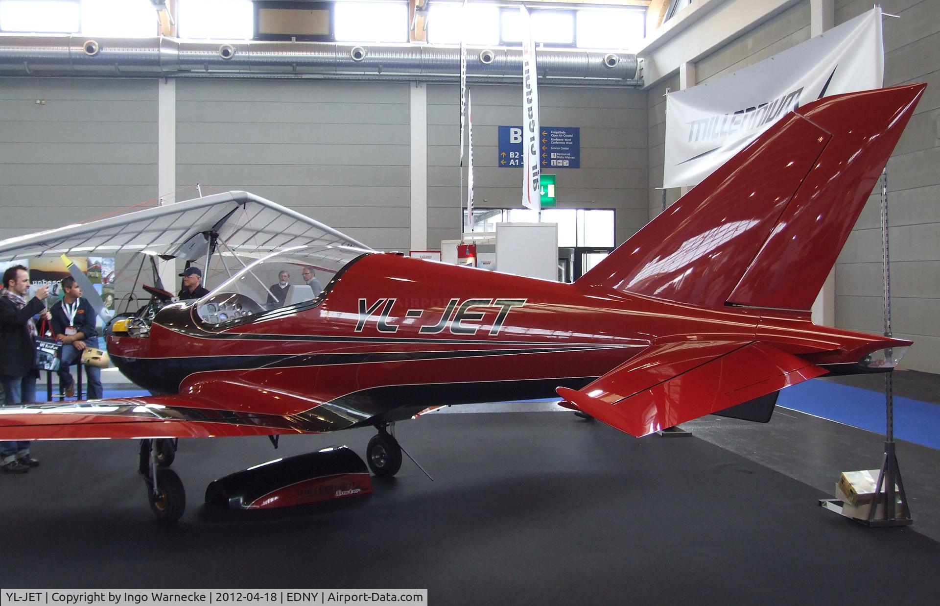 YL-JET, 2011 Pelegrin Millennium Master C/N 005, Pelegrin Millenium Master at the AERO 2012, Friedrichshafen