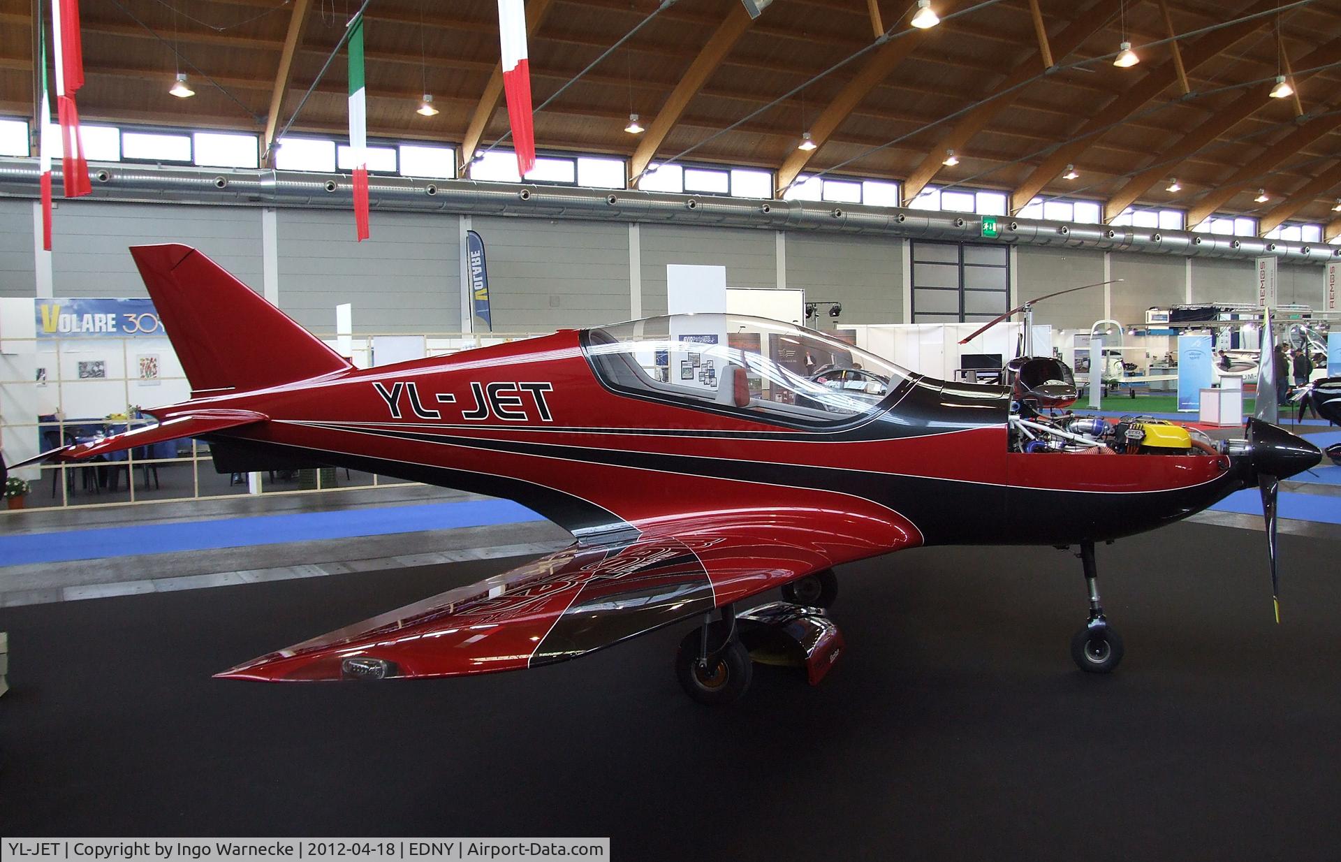 YL-JET, 2011 Pelegrin Millennium Master C/N 005, Pelegrin Millenium Master at the AERO 2012, Friedrichshafen