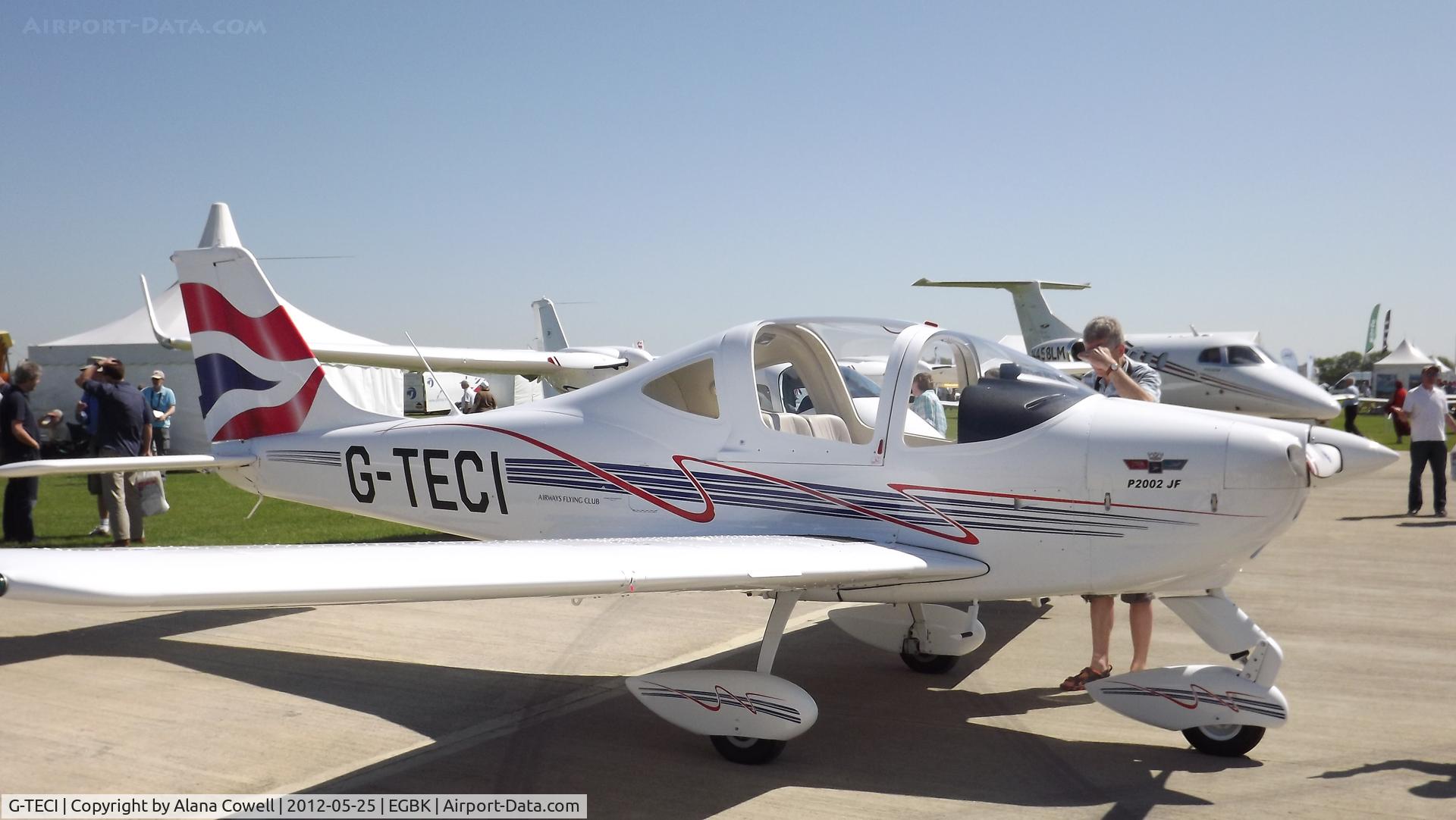 G-TECI, 2010 Tecnam P-2002JF Sierra C/N 127, G-TECI at AeroExpo, Sywell 2012.