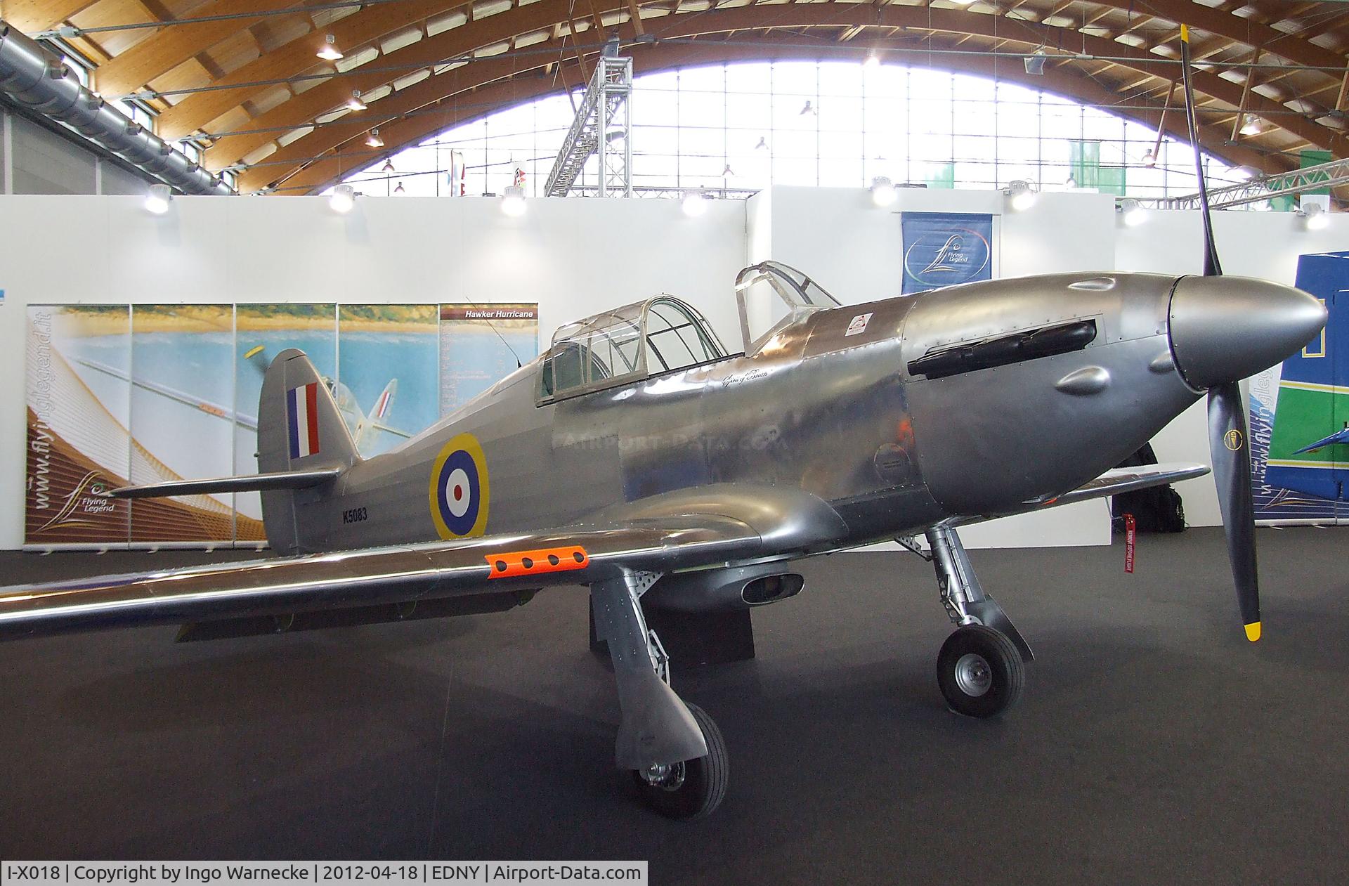 I-X018, Flying Legend Hurricane (replica) C/N Not found I-X018, Flying Legend Hurricane replica at the AERO 2012, Friedrichshafen