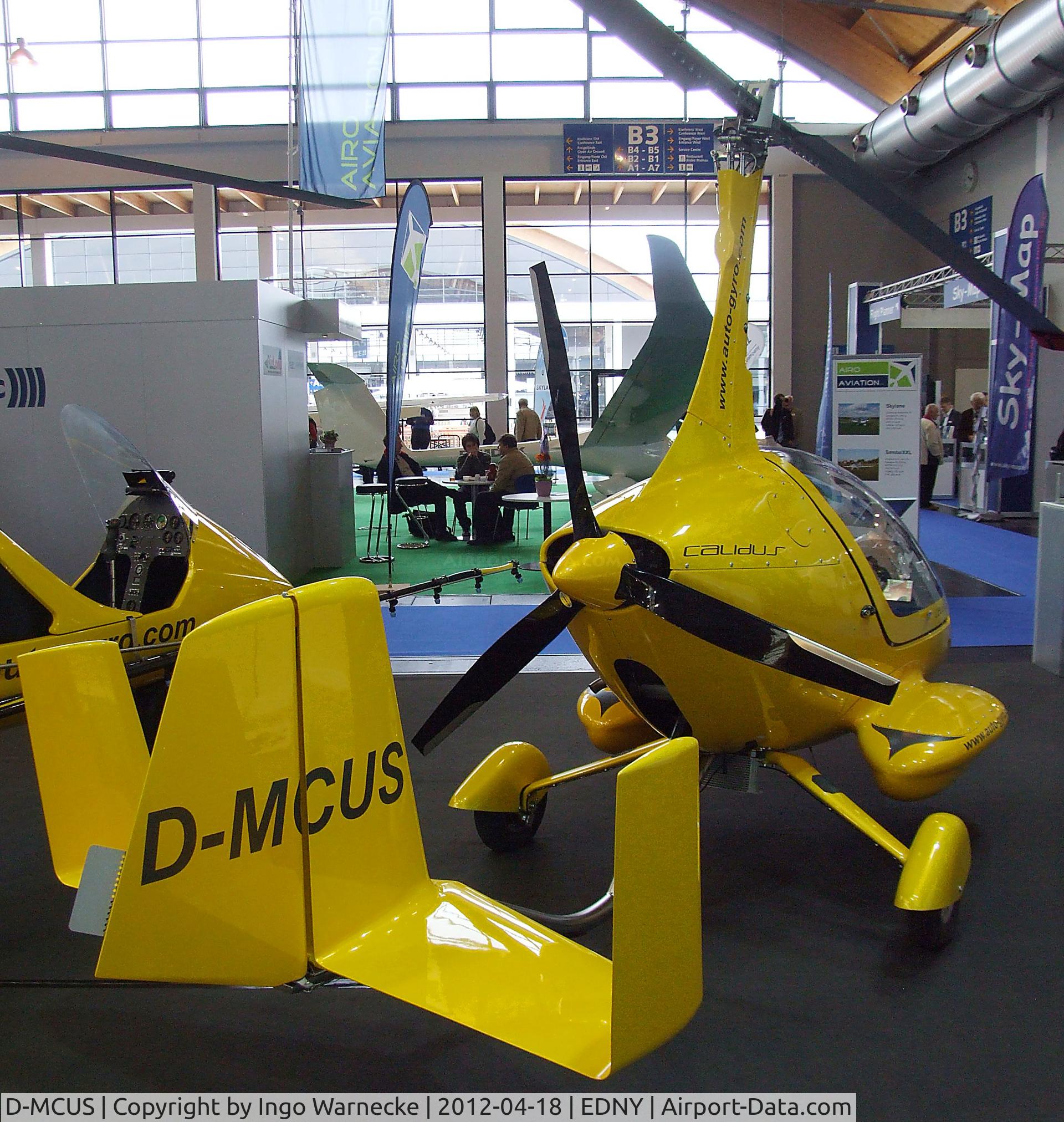 D-MCUS, AutoGyro Calidus C/N C00147, AutoGyro Calidus at the AERO 2012, Friedrichshafen