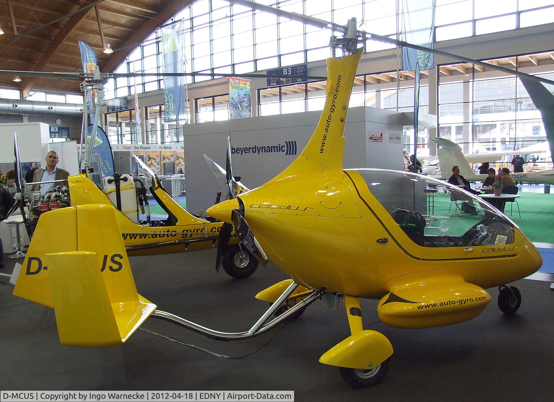 D-MCUS, AutoGyro Calidus C/N C00147, AutoGyro Calidus at the AERO 2012, Friedrichshafen