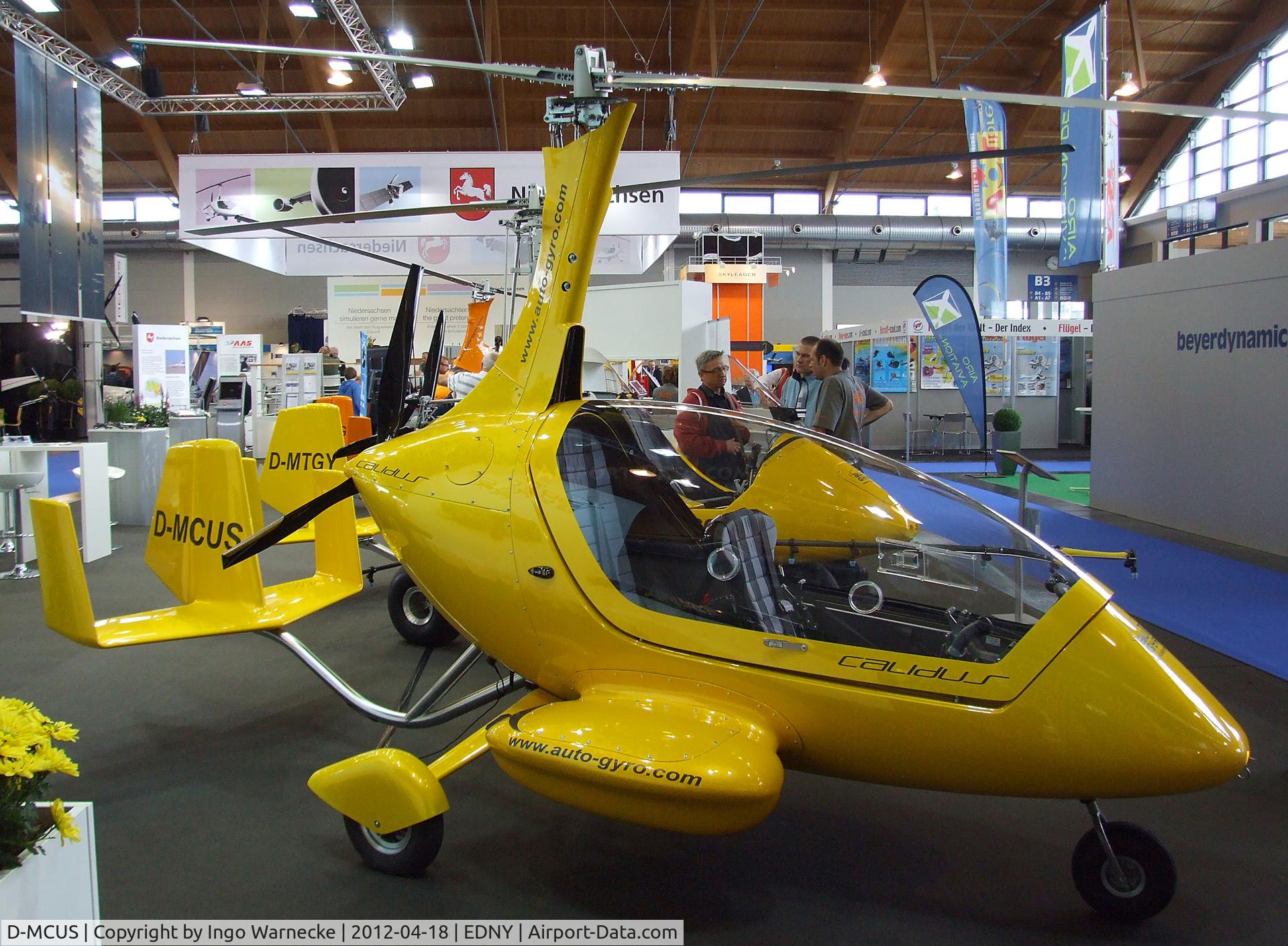 D-MCUS, AutoGyro Calidus C/N C00147, AutoGyro Calidus at the AERO 2012, Friedrichshafen