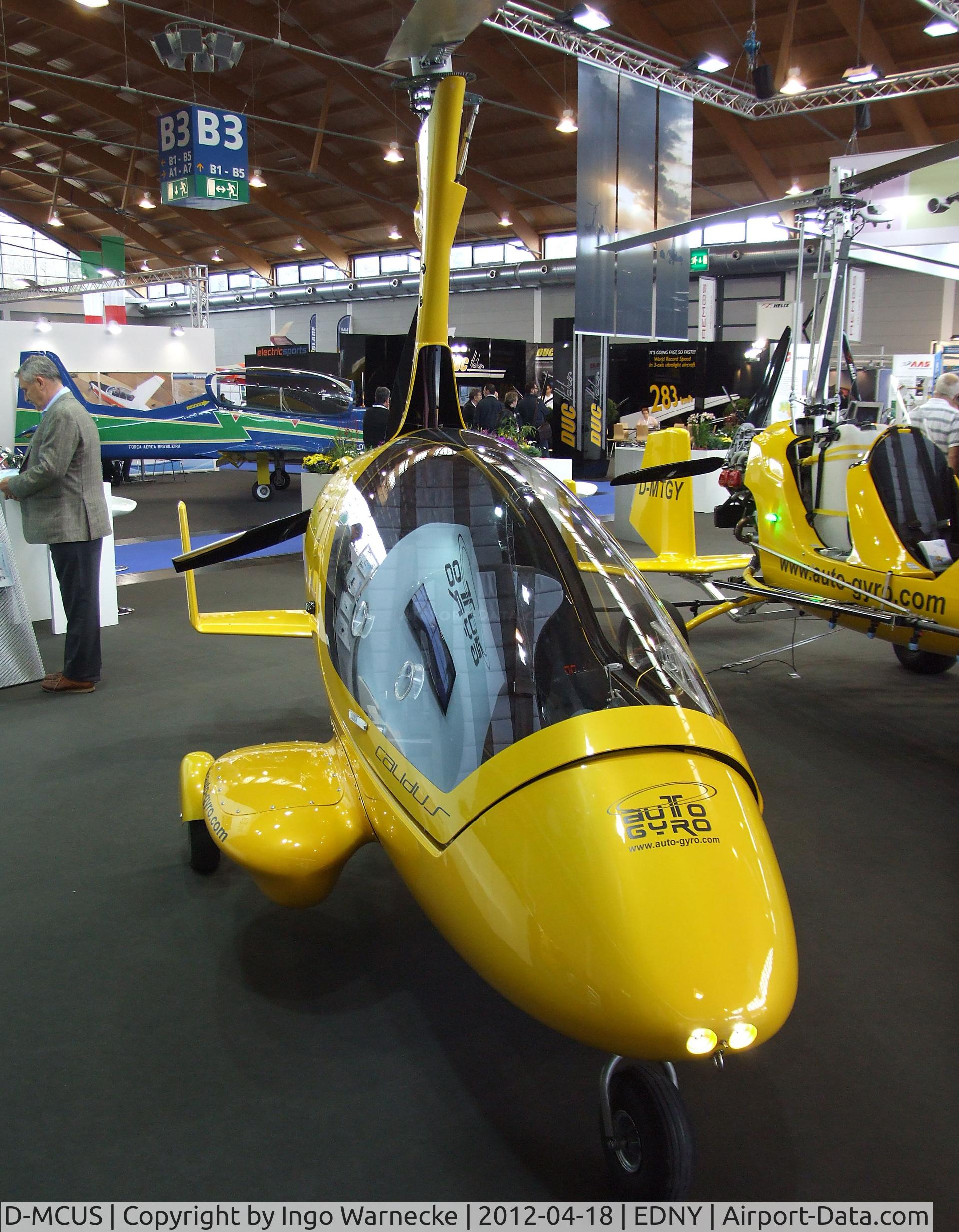 D-MCUS, AutoGyro Calidus C/N C00147, AutoGyro Calidus at the AERO 2012, Friedrichshafen