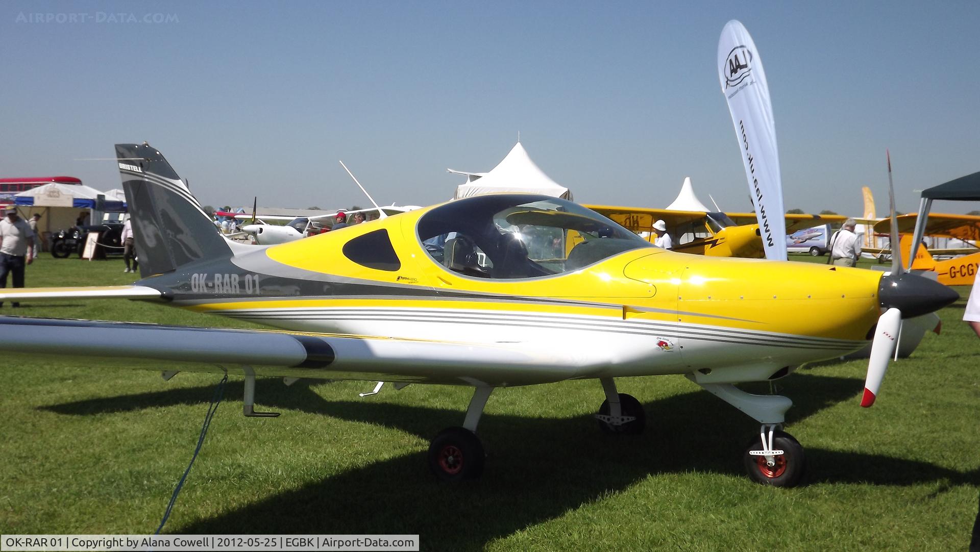 OK-RAR 01, 2012 BRM Aero Bristell E-LSA C/N 025/2012, OK-RAR 01 at AeroExpo, Sywell 2012.