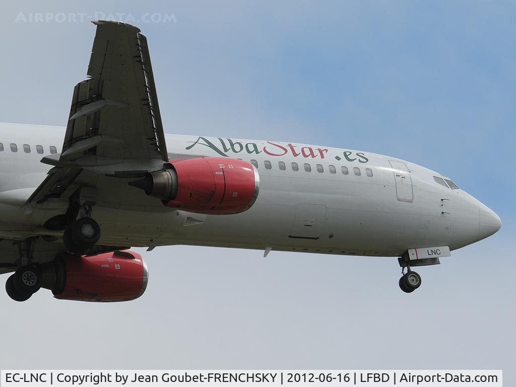 EC-LNC, 1990 Boeing 737-4K5 C/N 24130, ALBA STAR JQ4601 from IBIZA