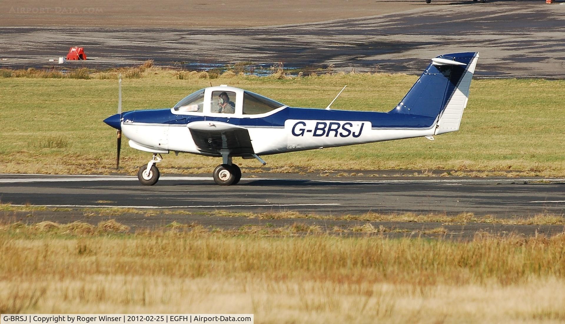 G-BRSJ, 1981 Piper PA-38-112 Tomahawk Tomahawk C/N 38-81A0044, One of Cambrian Flying Club's fleet of Tomahawks. De-registered 6th July 2012.