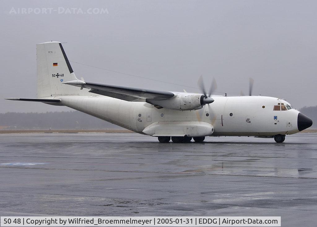 50 48, Transall C-160D C/N D70, Taxiing out to Runway 25.