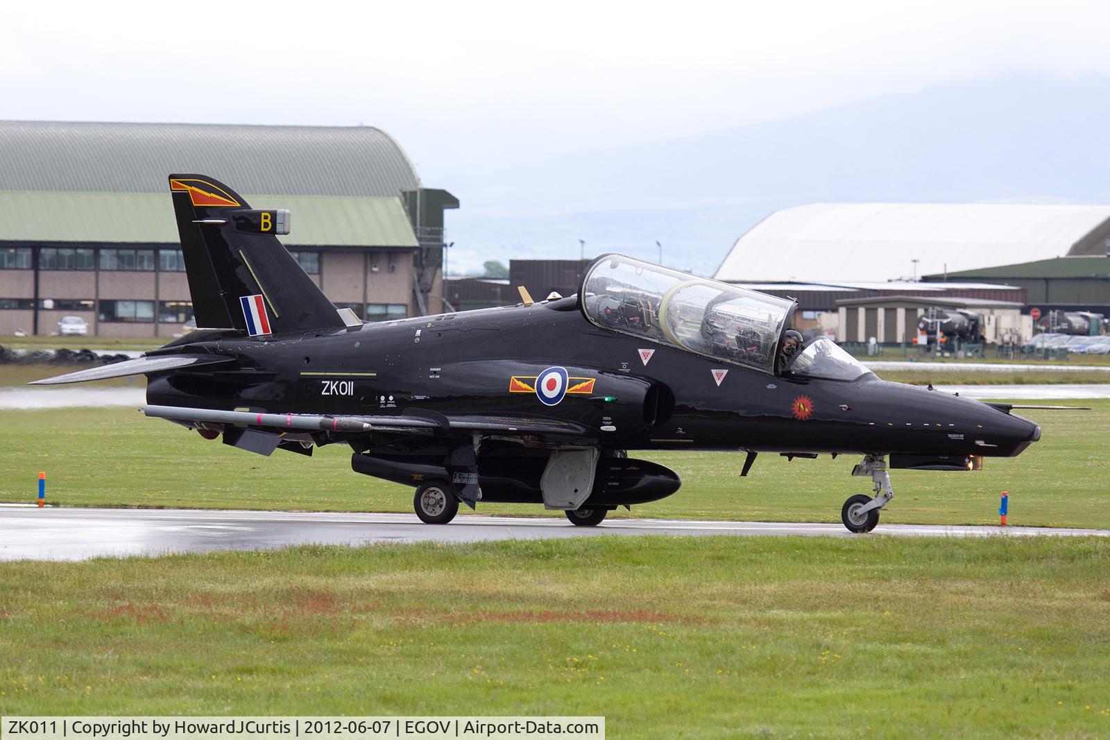 ZK011, 2006 British Aerospace Hawk T2 C/N RT002/1240, Coded B with 4(R) Squadron/4 FTS.