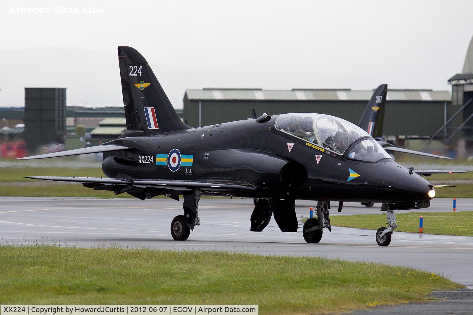 XX224, 1978 Hawker Siddeley Hawk T.1W C/N 060/312060, Operated by 208(R) Squadron/4 FTS.