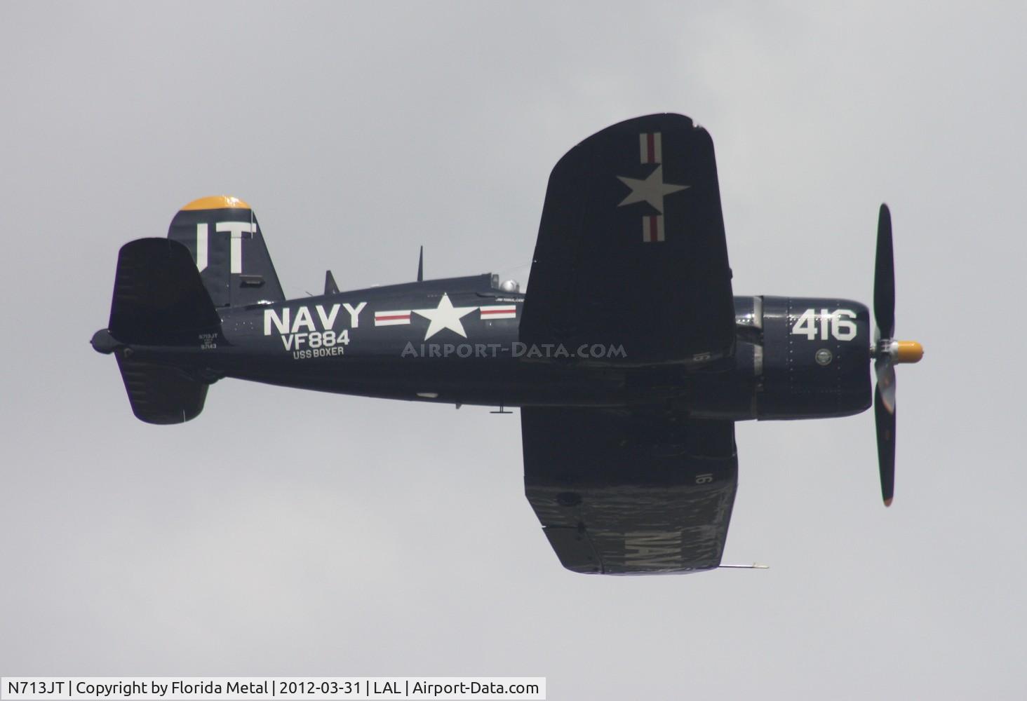 N713JT, 1945 Vought F4U-4B Corsair C/N 97143, F4U Corsair