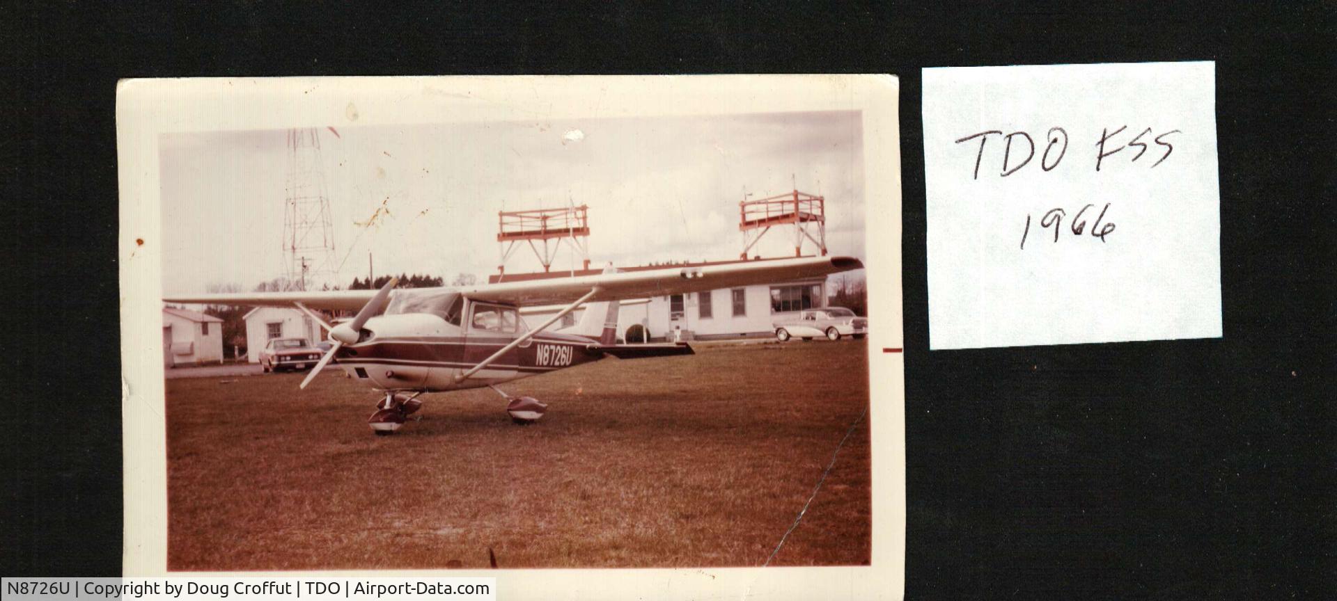 N8726U, 1965 Cessna 172F C/N 17252630, Solo cross country for commercial license departed Spanaway, WA.