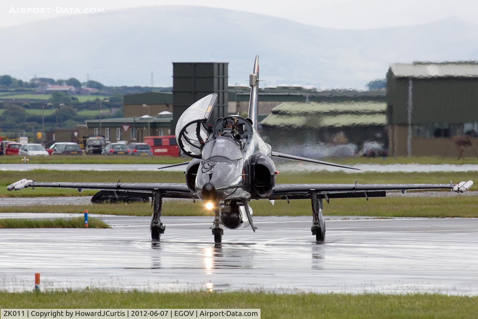 ZK011, 2006 British Aerospace Hawk T2 C/N RT002/1240, Operated by 4(R) Sqn of 4 FTS, coded B.