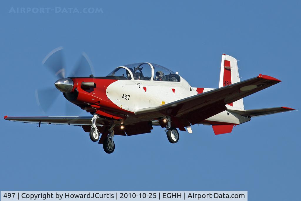 497, 2010 Hawker Beechcraft T-6A Efroni C/N PI-16, Caught on delivery.