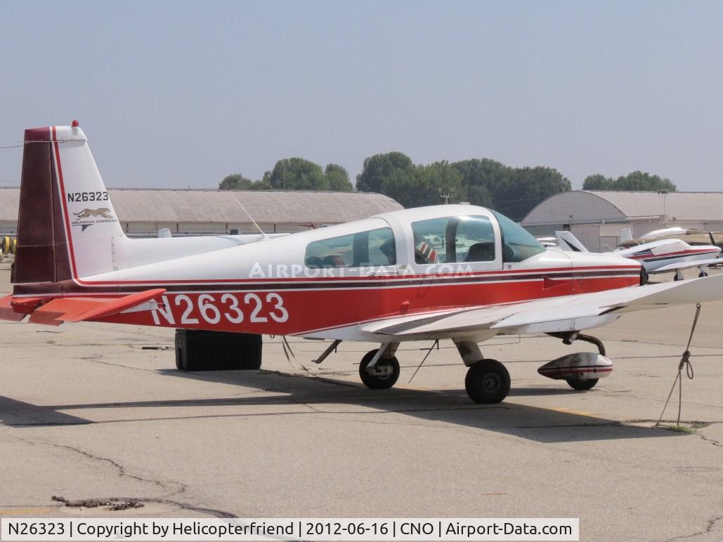 N26323, 1978 Grumman American AA-5A Cheetah C/N AA5A0534, Tied down and parked