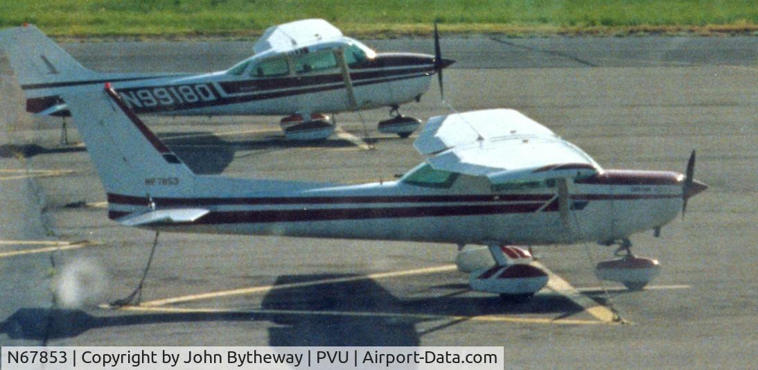N67853, Cessna 152 C/N 15282059, Owned by Western Flyers flying school.  Photo taken in 1989
