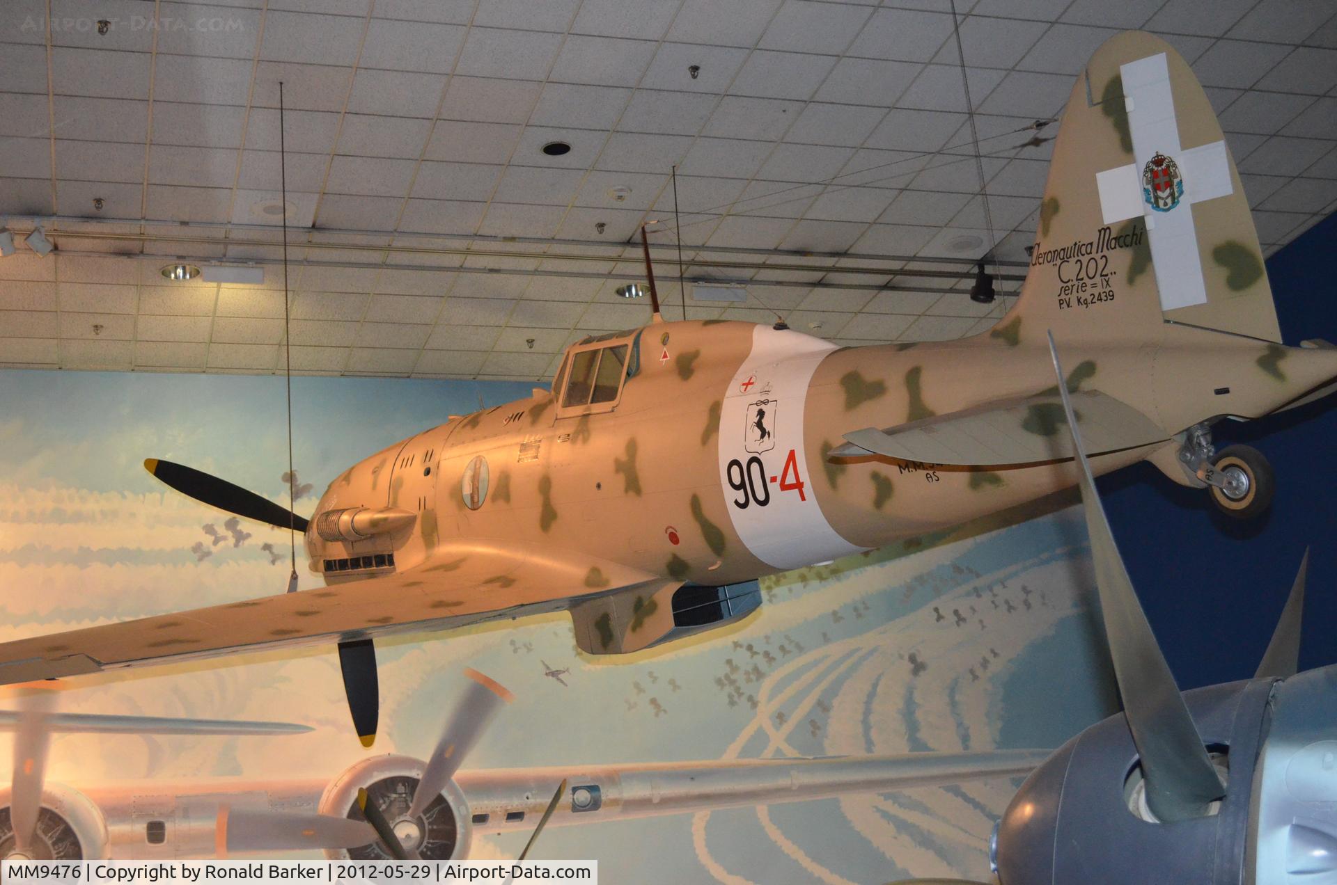 MM9476, Macchi MC.202 Folgore C/N Not found MM9476, Air and Space Museum