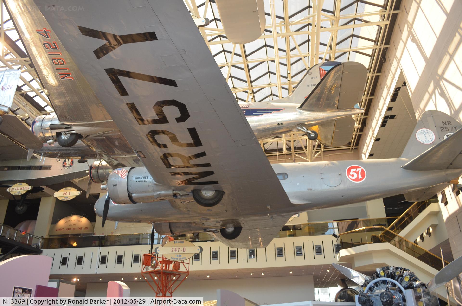 N13369, 1934 Boeing 247D C/N 1953, The NR257Y side of N13369