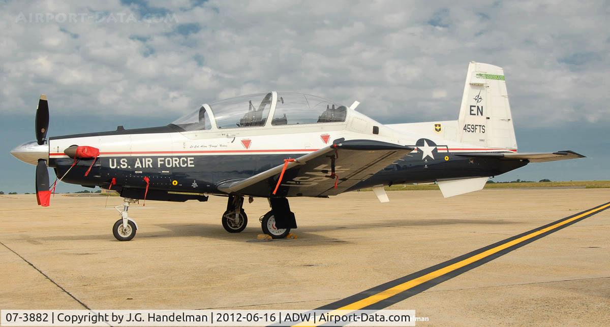 07-3882, 2007 Raytheon T-6A Texan II C/N PT-437, at NAF Washington