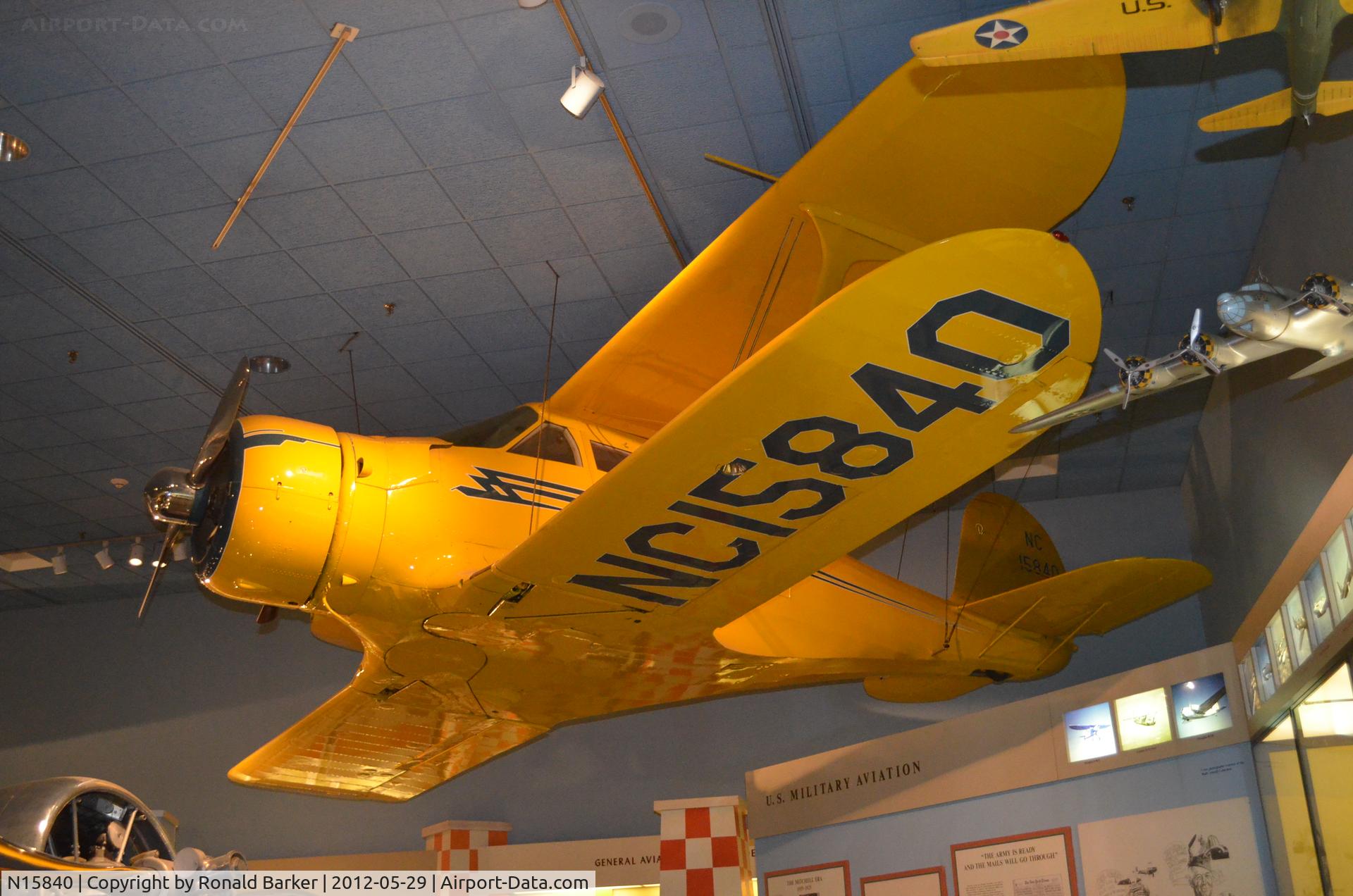 N15840, 1936 Beech C17L C/N 93, Air and Space Museum