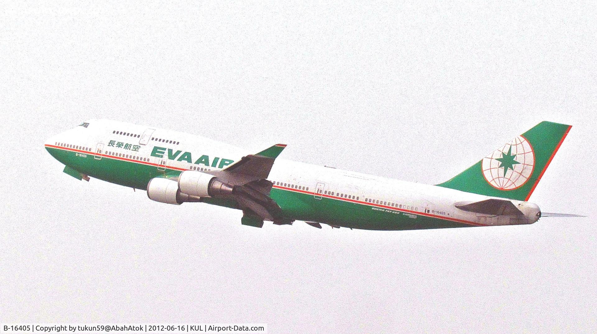 B-16405, 1993 Boeing 747-45E C/N 27142, EVA Airways