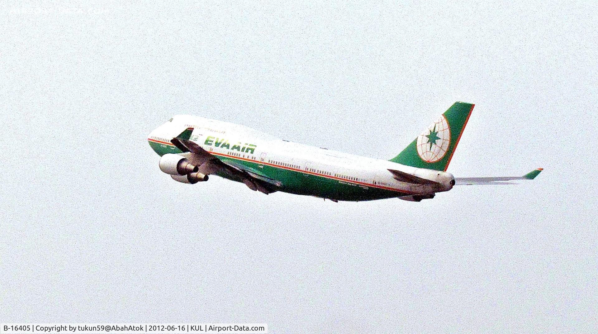 B-16405, 1993 Boeing 747-45E C/N 27142, EVA Airways