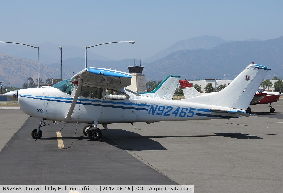 N92465, 1970 Cessna 182N Skylane C/N 18260217, Parked in transient parking