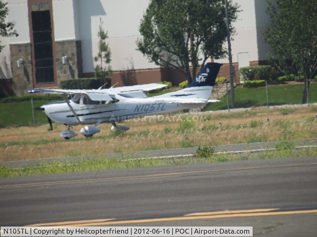 N105TL, 2003 Cessna T182T Turbo Skylane C/N T18208213, Landing on 26R