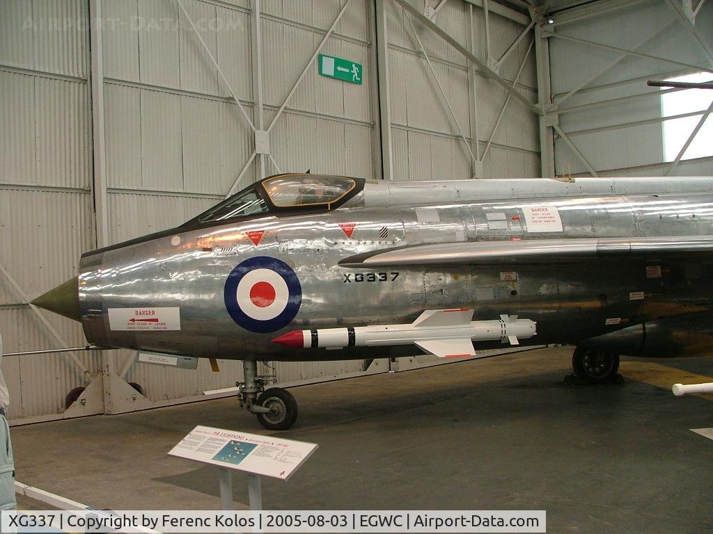 XG337, English Electric Lightning F.1 C/N 95026/1, Museum