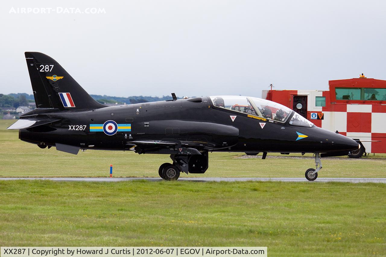 XX287, 1979 Hawker Siddeley Hawk T.1A C/N 113/312112, Operated by 208(R) Sqn/4FTS.