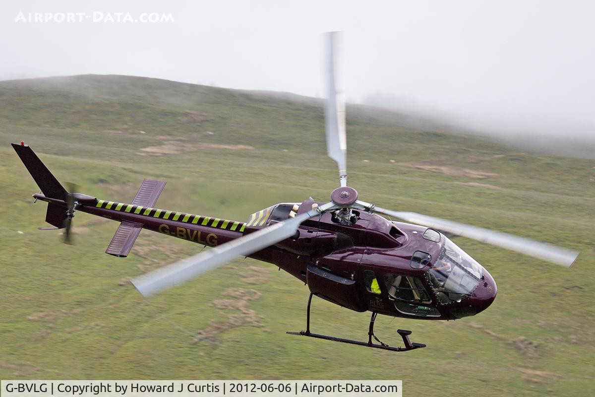 G-BVLG, 1980 Aerospatiale AS-355F-1 Ecureuil 2 C/N 5011, Flying through the Mach Loop.