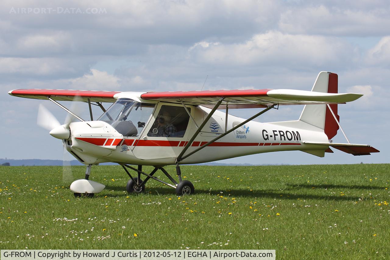 G-FROM, 2003 Comco Ikarus C42 FB100 C/N 0307-6554, Taxiing in.