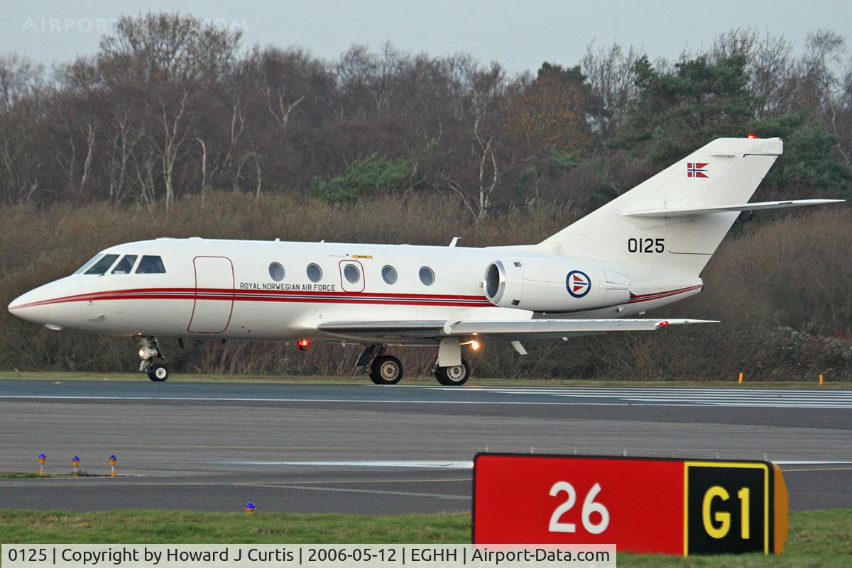 0125, Dassault Falcon (Mystere) 20C-5 C/N 125, Operated by the Norwegian Air Force.