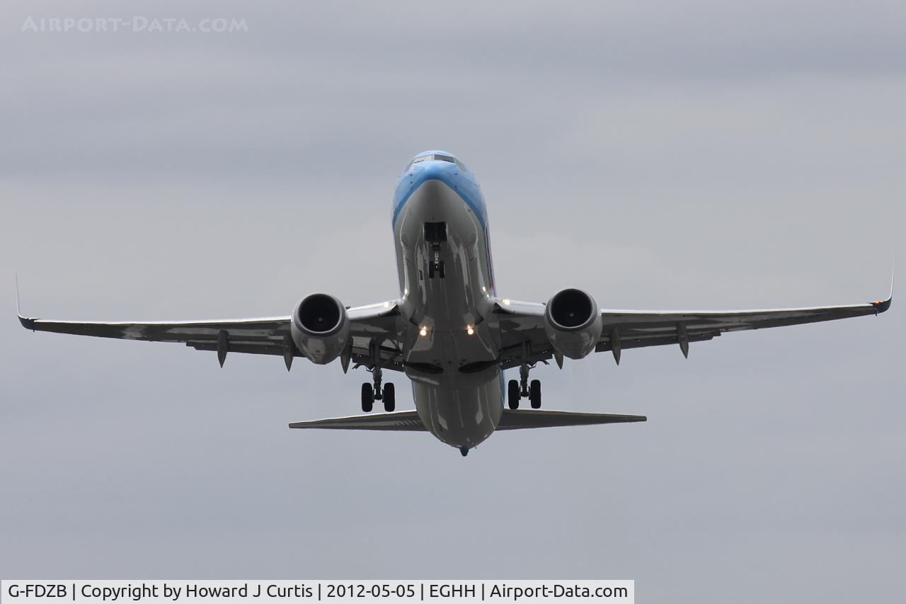G-FDZB, 2007 Boeing 737-8K5 C/N 35131, Operated by Thomson Airways.