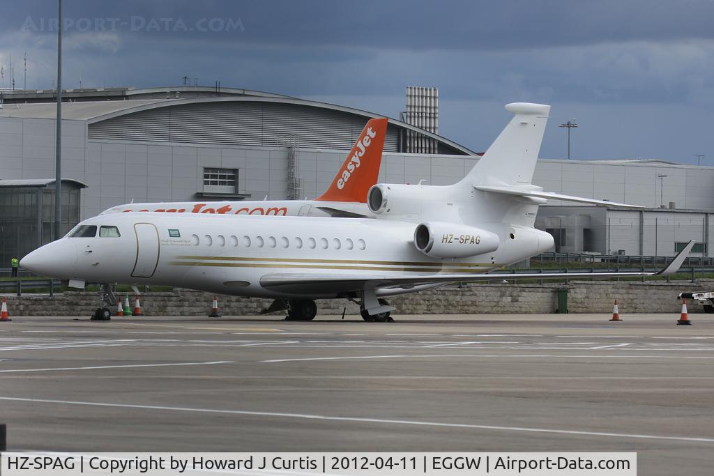 HZ-SPAG, 2009 Dassault Falcon 7X C/N 79, Unusual registration.