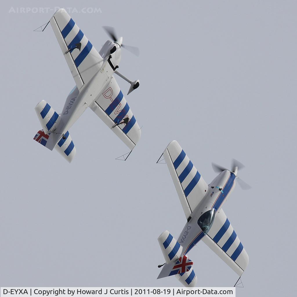 D-EYXA, 2011 XtremeAir XA-41 Sbach 300 C/N 002, Performing with D-EVXA over Bournemouth at the Air Festival.