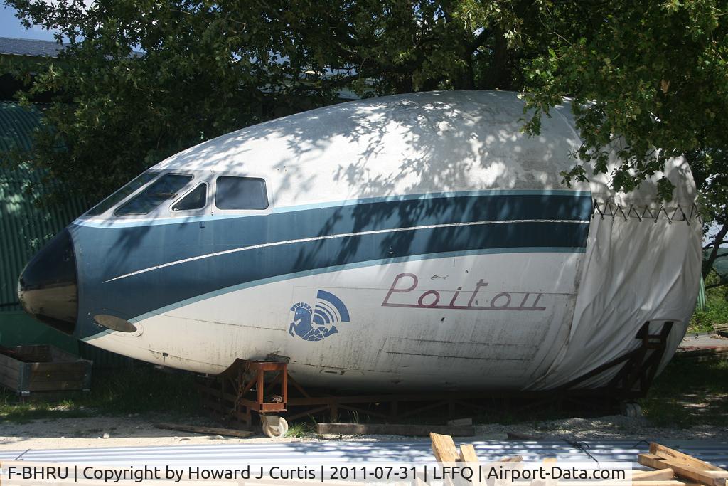 F-BHRU, 1960 Sud Aviation SE-210 Caravelle III C/N 58, The nose is all that is left of this magnificent machine.