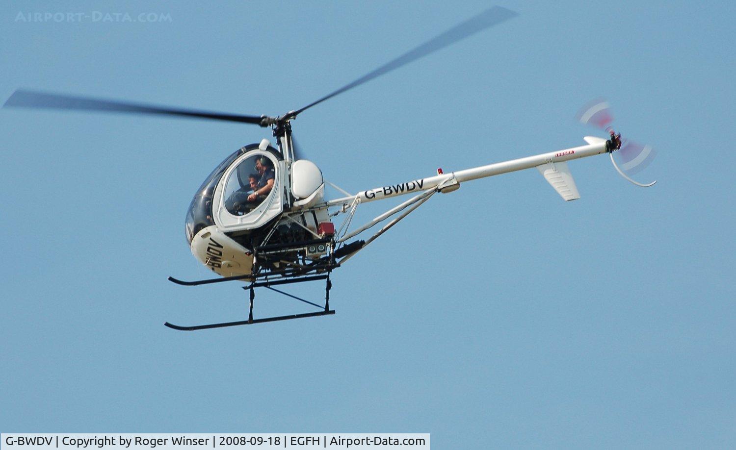 G-BWDV, 1995 Schweizer 269C C/N S-1712, Visiting Schweizer 300.