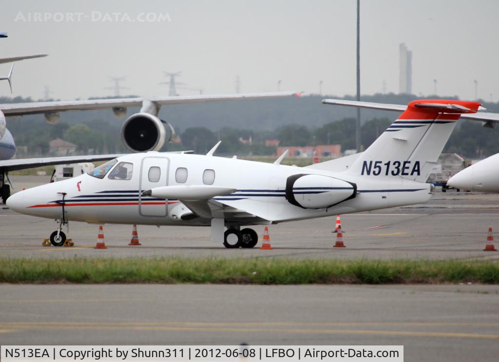 N513EA, 2007 Eclipse Aviation Corp EA500 C/N 000009, Parked at the General Aviation area...