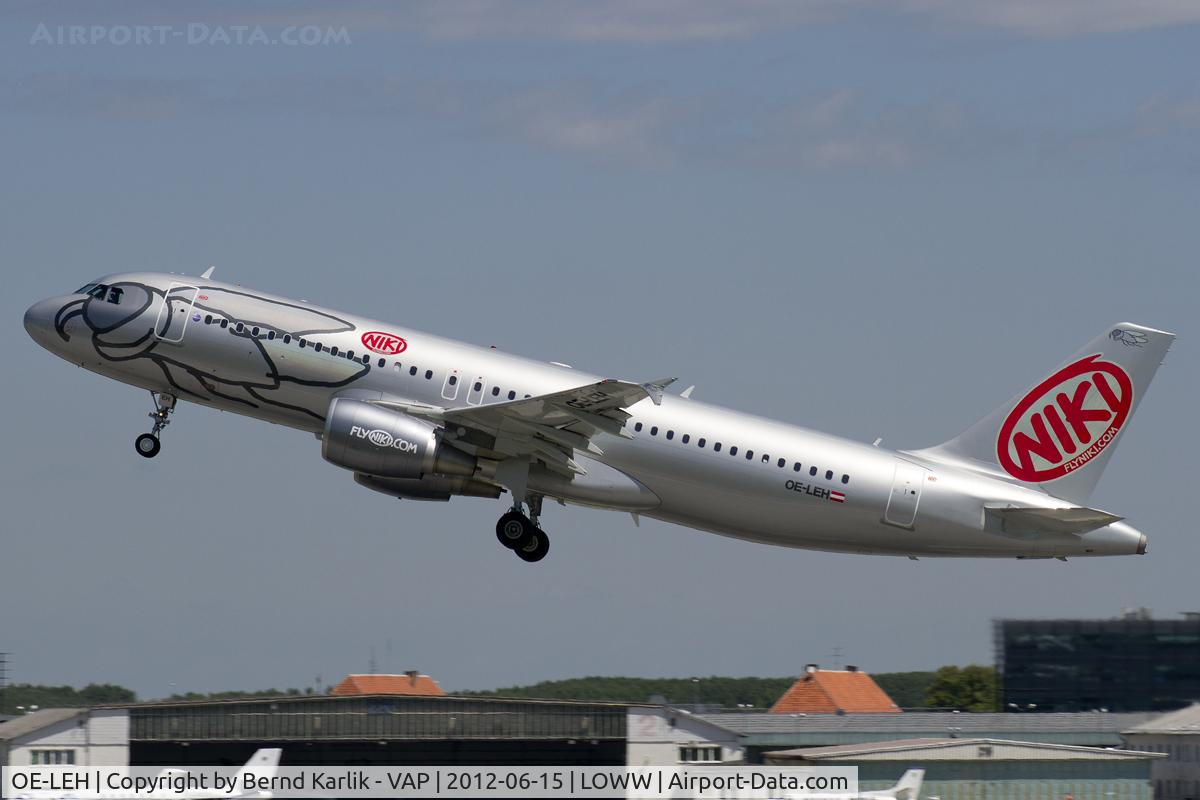 OE-LEH, 2011 Airbus A320-214 C/N 4594, Climbing out of Rwy 29