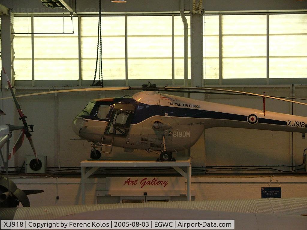 XJ918, Bristol 171 Sycamore HR.14 C/N 13414, Museum
